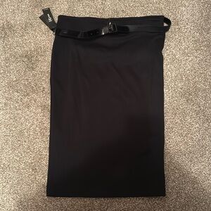 Black pencil skirt